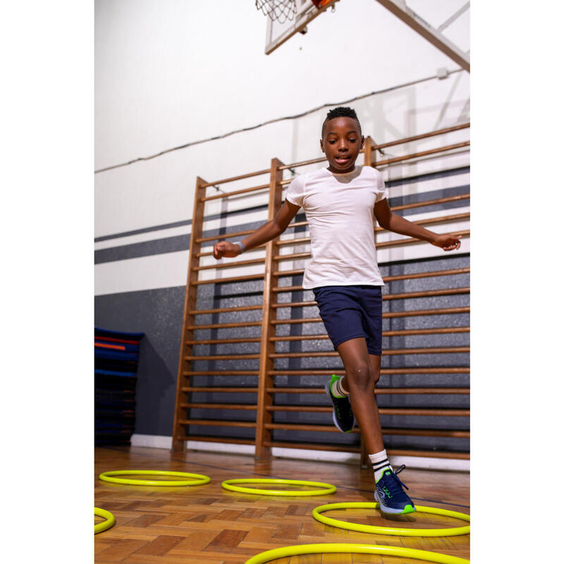 Tricou din bumbac 100% pentru Sport Alb Copii
