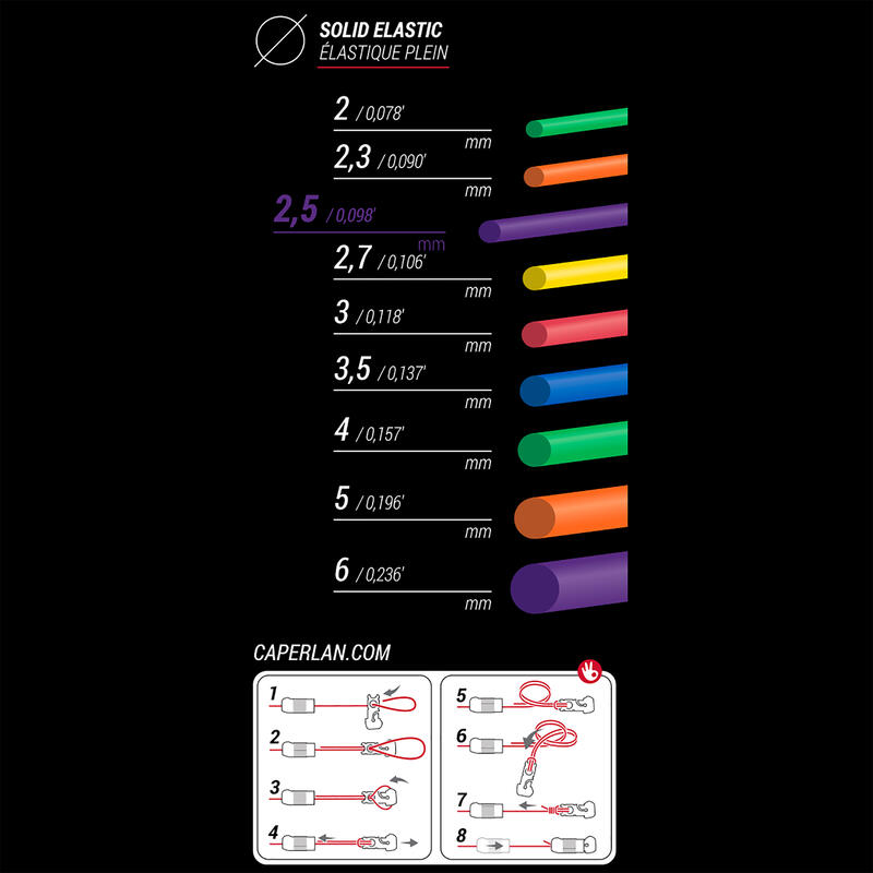 SOLID LATEX ELASTIC PF CC SE 500 3MM 6M CAPERLAN Decathlon