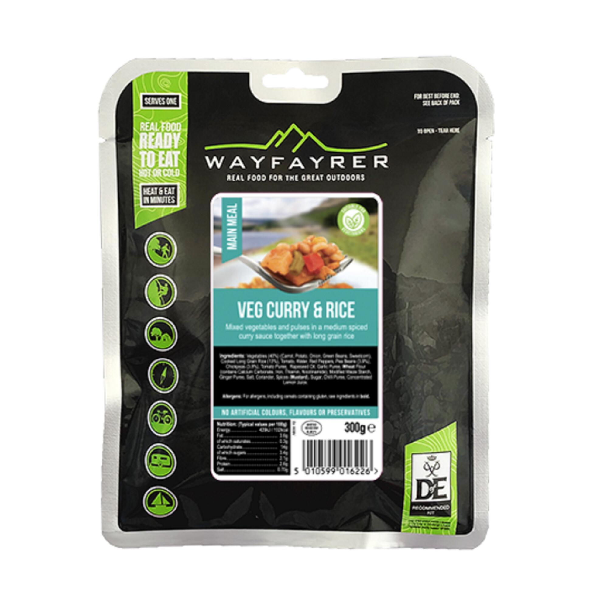 WAYFAYRER Vegetable Curry & Rice 300g