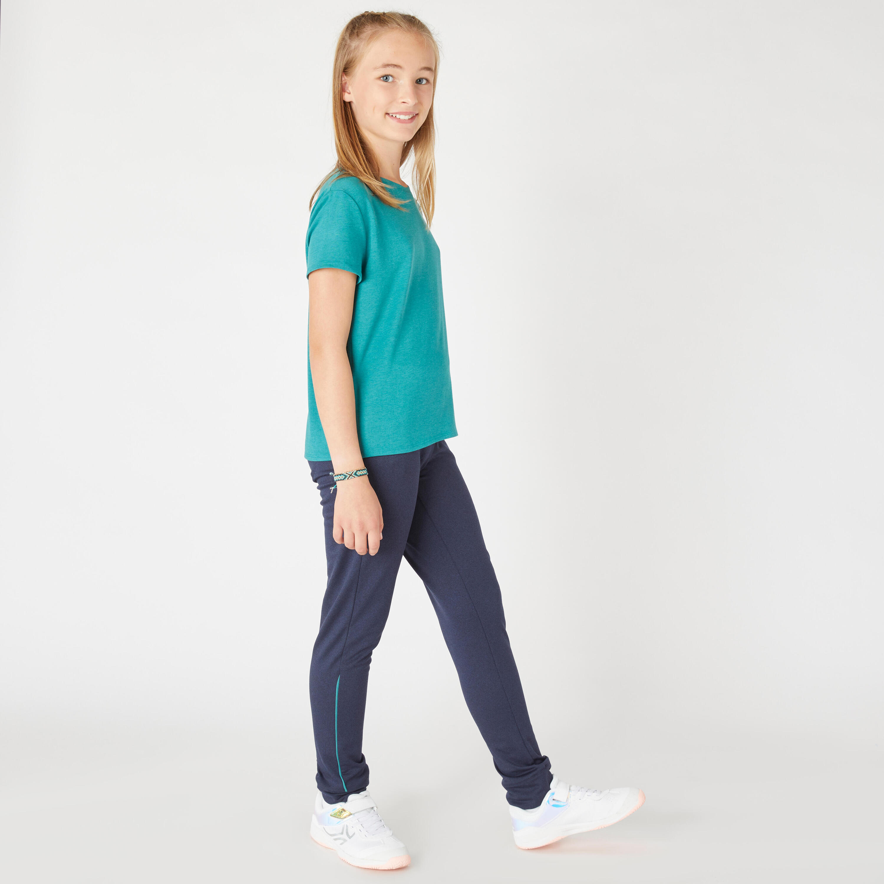 Girls' Breathable Synthetic Bottoms S500 - Navy 8/9
