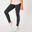 Ademende, warme, synthetische legging voor meisjes S500 zwart