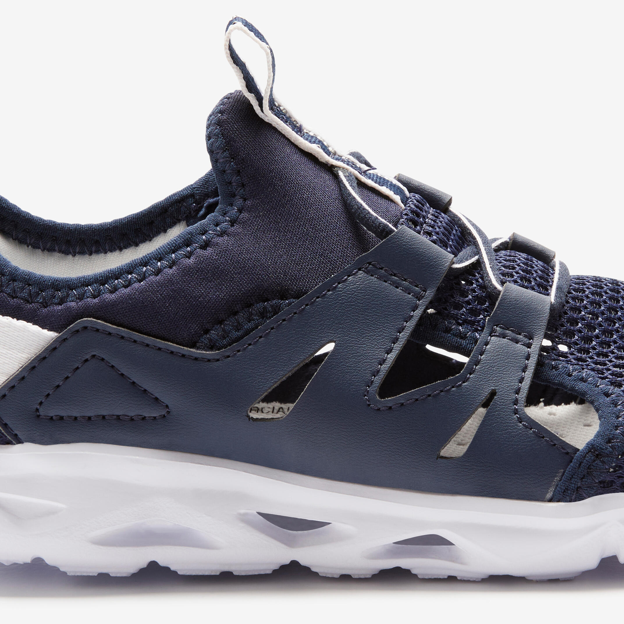 navy childrens trainers