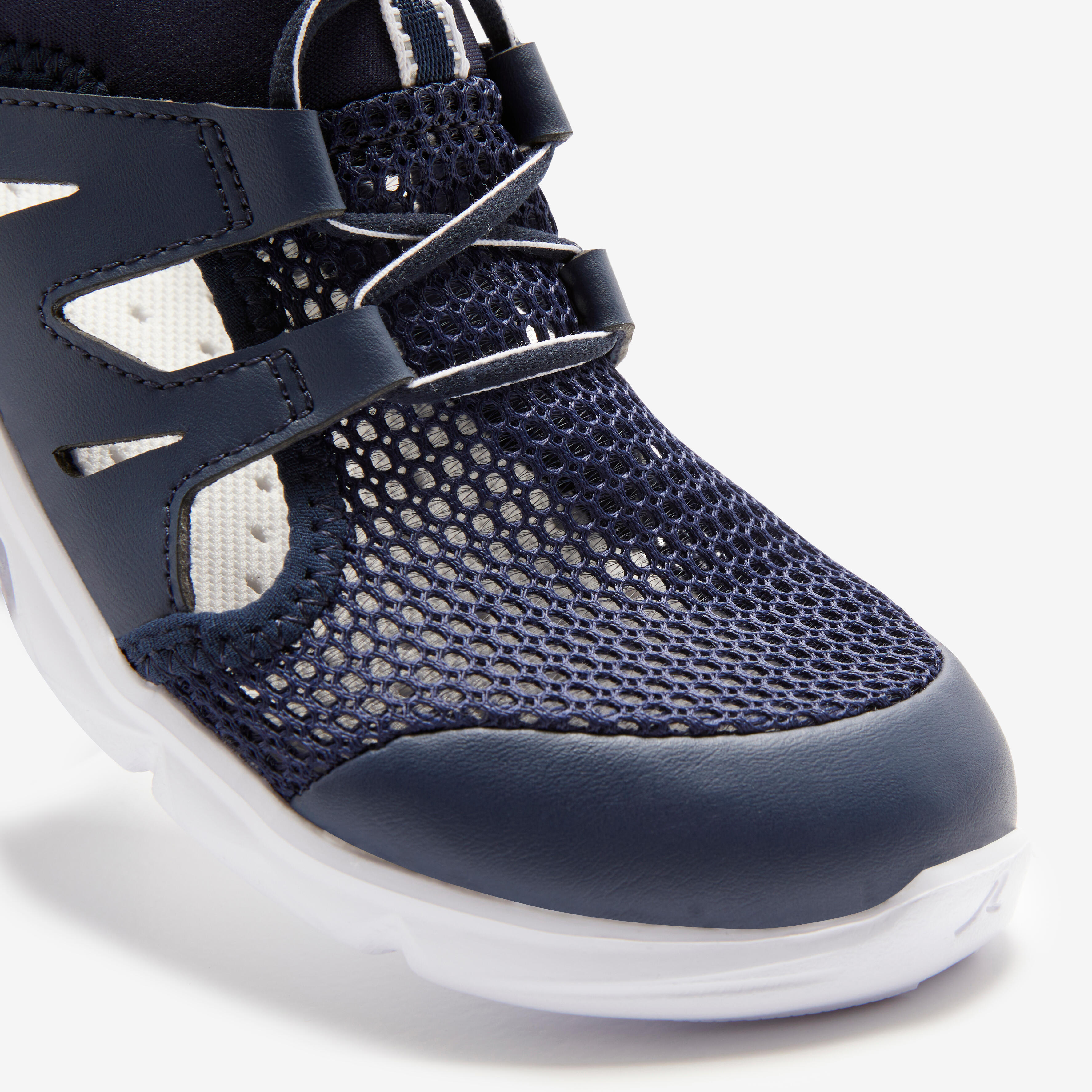 navy childrens trainers