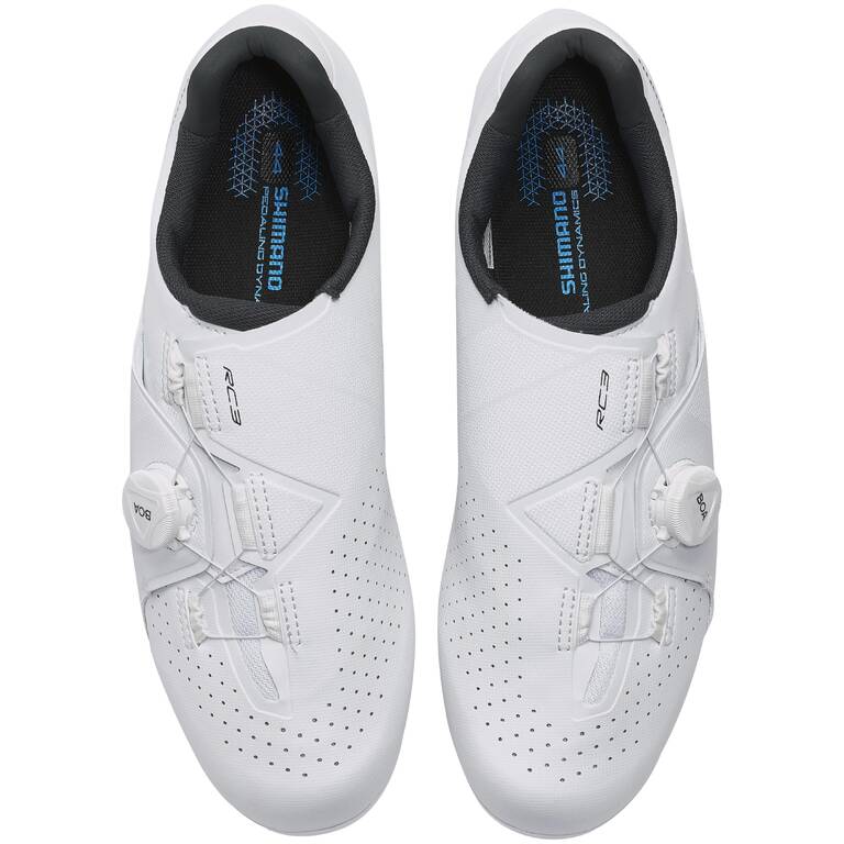 Shimano Road Bike Shoes RC3 White - Wide