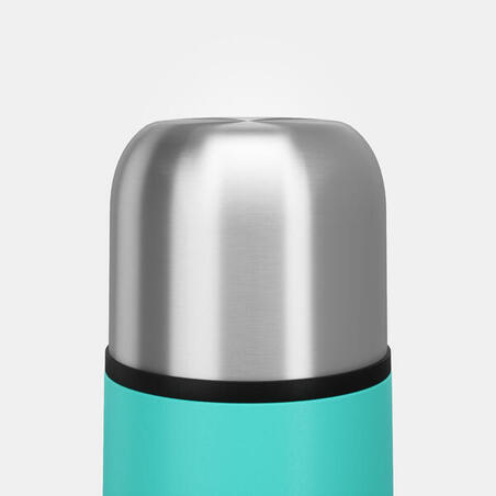 Bouteille isotherme inox 0,4L avec gobelet pour la randonnée - turquoise