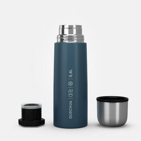 Botol Hiking Stainless Steel Insulasi - 0,4 L Biru