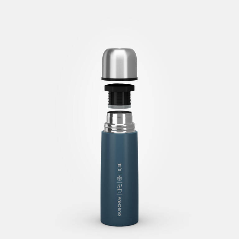 Botol Hiking Stainless Steel Insulasi - 0,4 L Biru