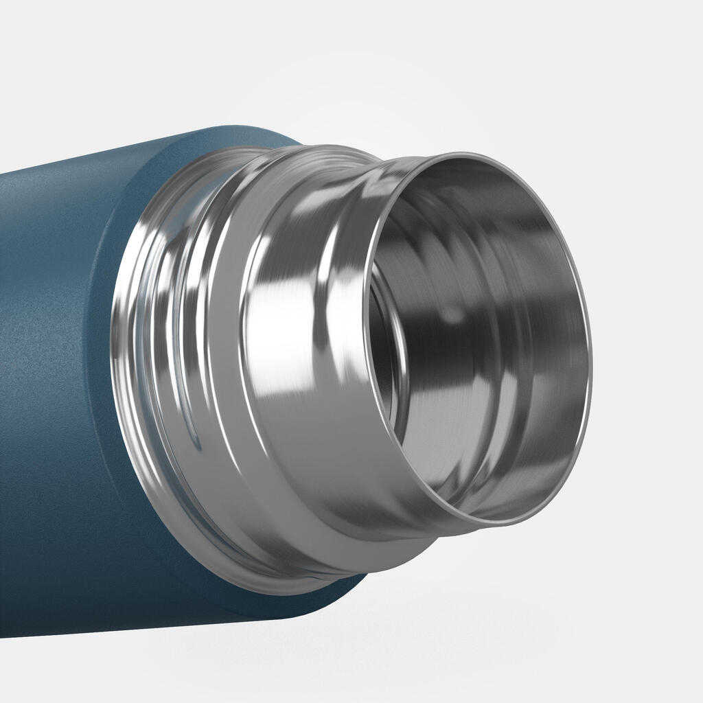 TERMO ISOTÉRMICO INOX 0,4L CON VASO PARA SENDERISMO TURQUESA 