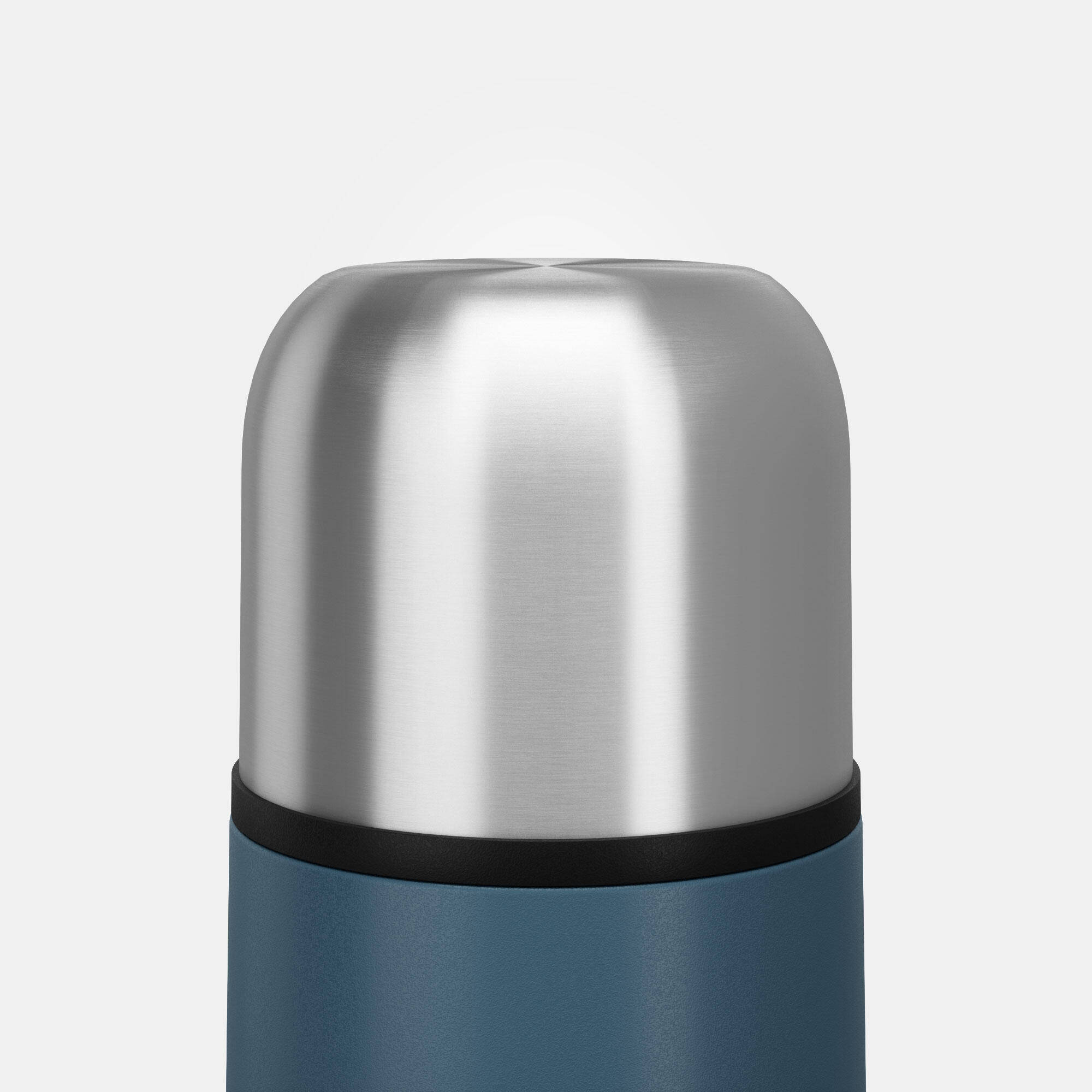 0.4 L Stainless Steel Isothermal Flask with Cup for Hiking - Blue -  4