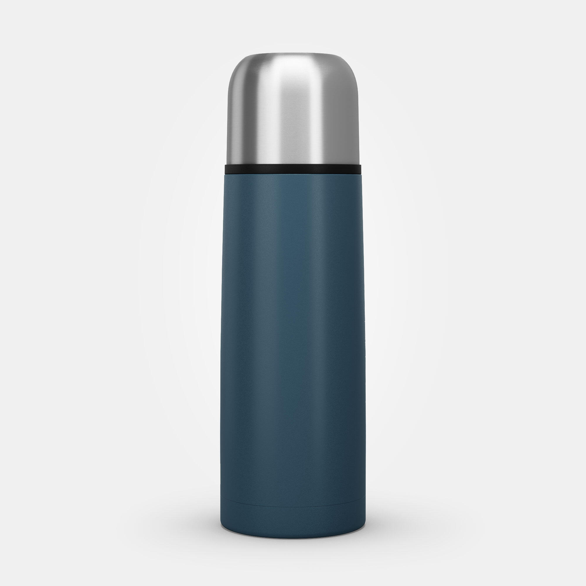 Thermosfles met beker voor wandelen rvs 0,4 l blauw 12/13
