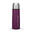 Stainless steel 0.4 L insulated bottle with cup for hiking - purple