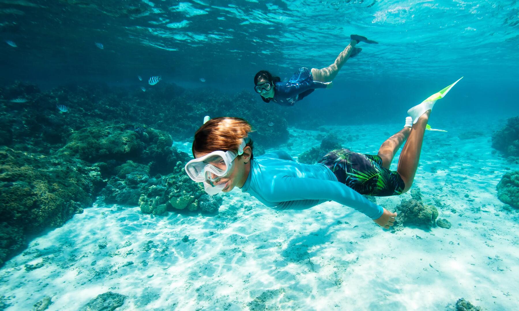 conseils pratique snorkeling randonnée palmée enfants subea decathlon