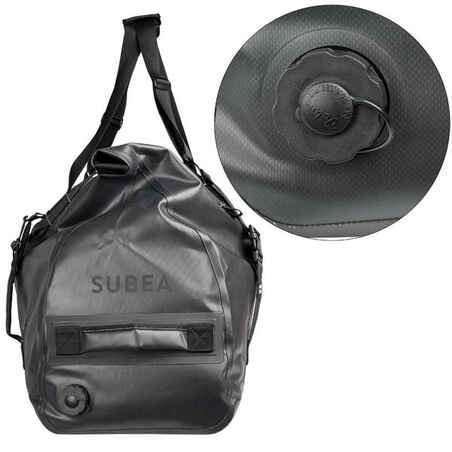 Scuba Diving Bag SCD 100 litres - Black/Grey