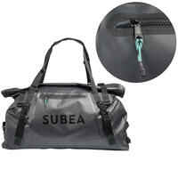 Diving bag watertight IPX6 100 L black grey