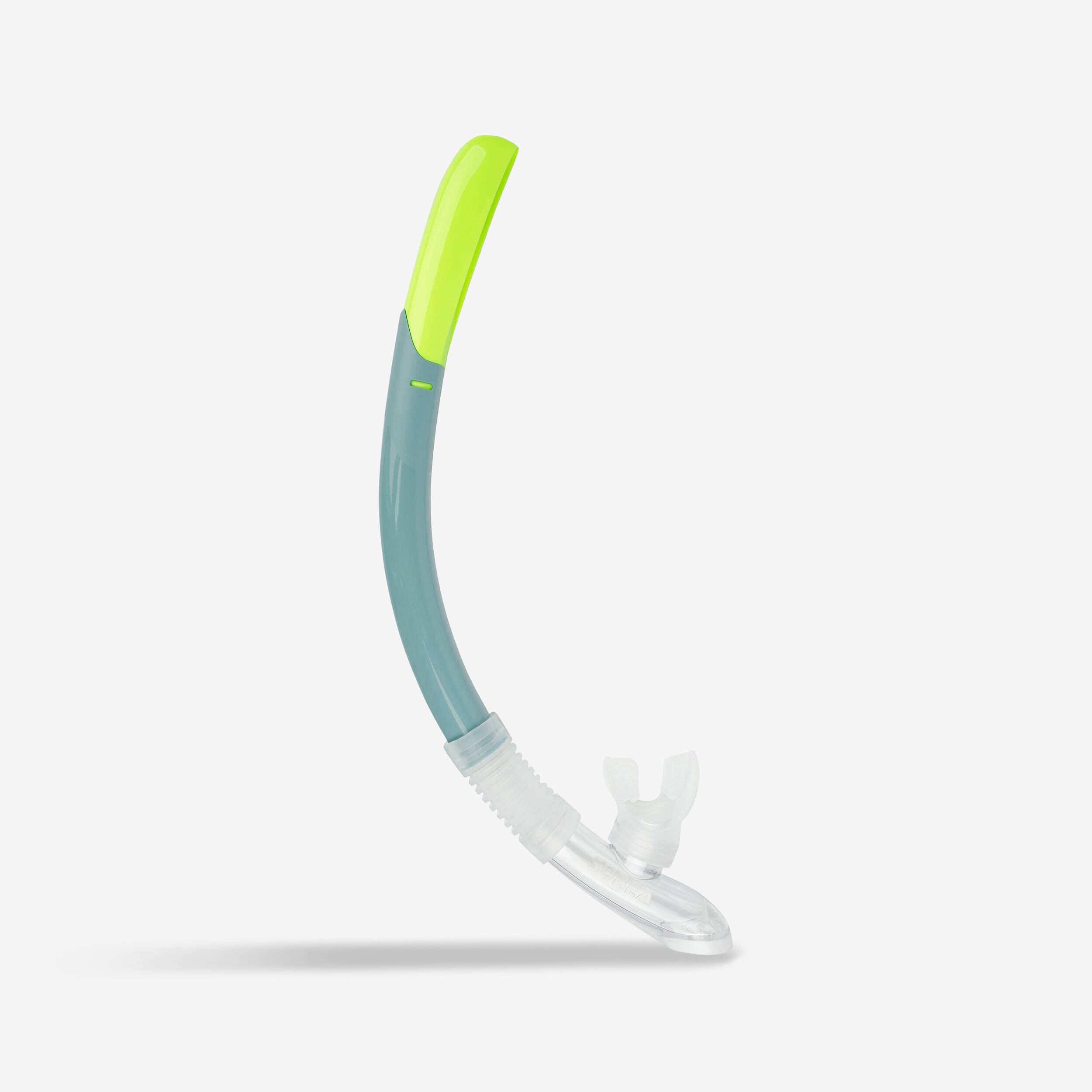 Diving snorkel with valve - 100 Turquoise -  1