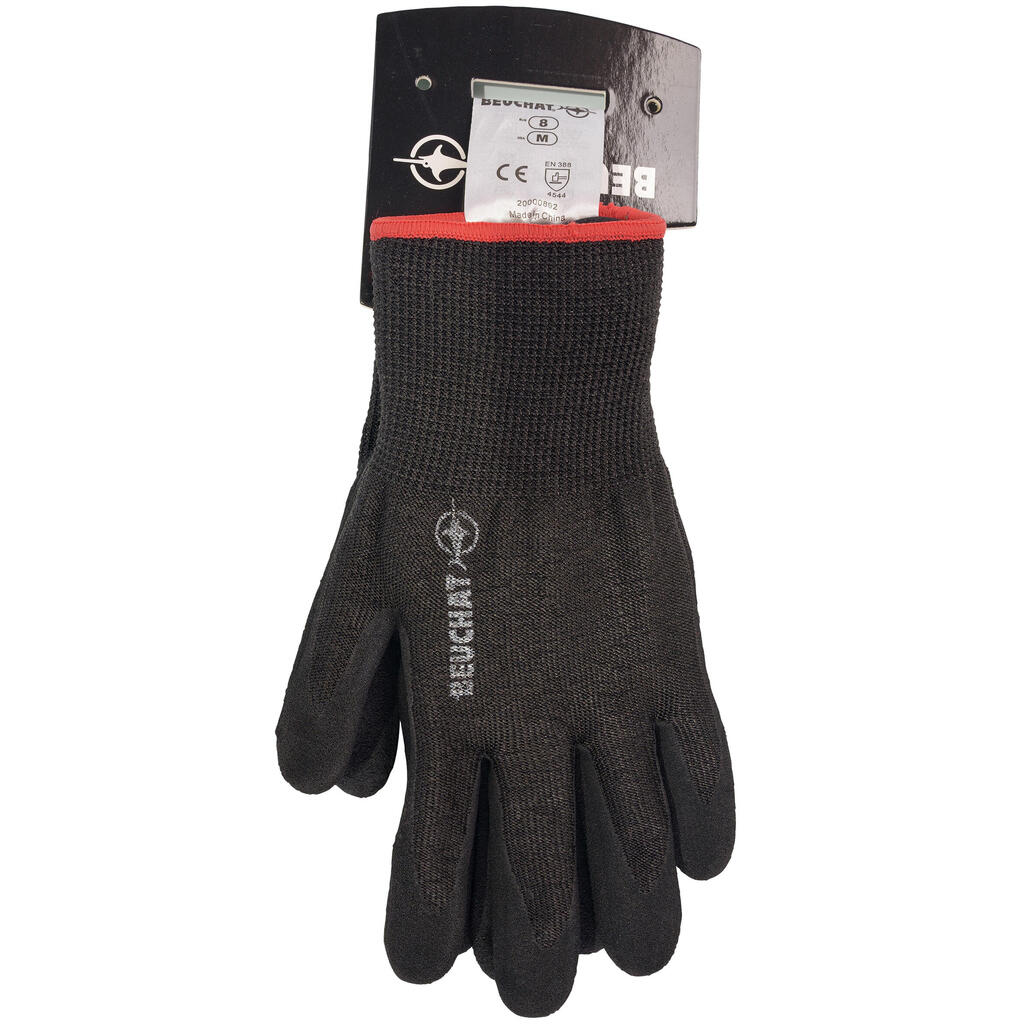 BEUCHAT 1 MM SIROCCO CUT PROTECTIVE GLOVES FOR UNDERWATER SPEARFISHING