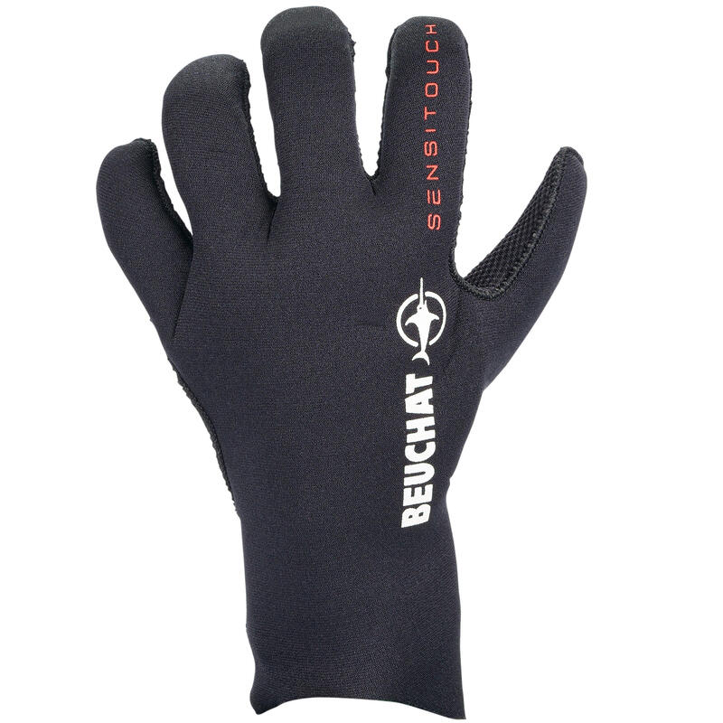 Guantes Pesca Submarina Beuchat Sirocco Sport Neopreno Interior Liso 3 mm