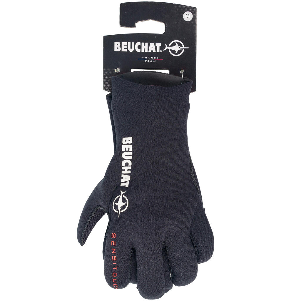 Spearfishing gloves 3 mm neoprene with smooth lining BEUCHAT - SIROCCO SPORT