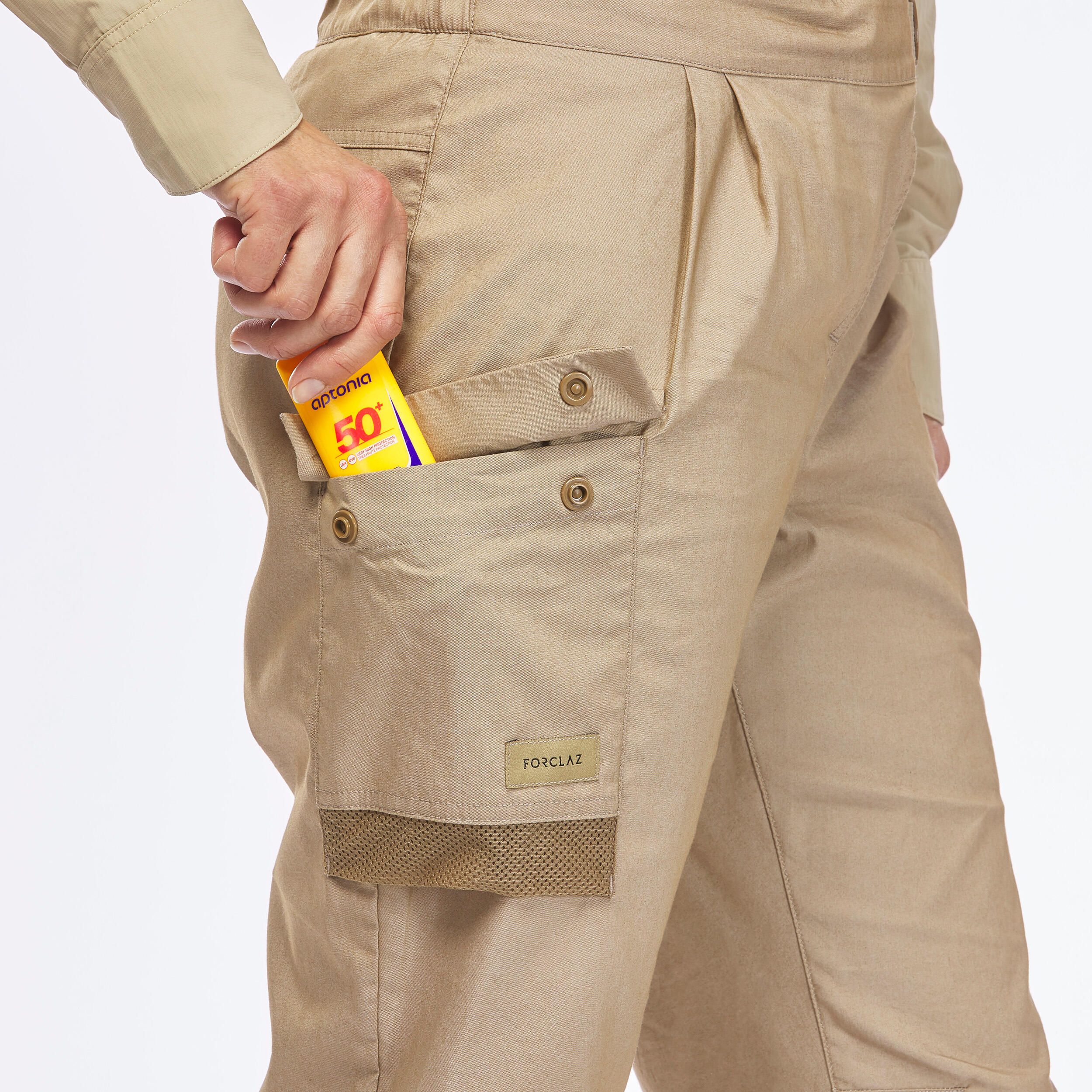 Women’s Anti-UV Desert Trekking Trousers DESERT 900  Beige 4/12