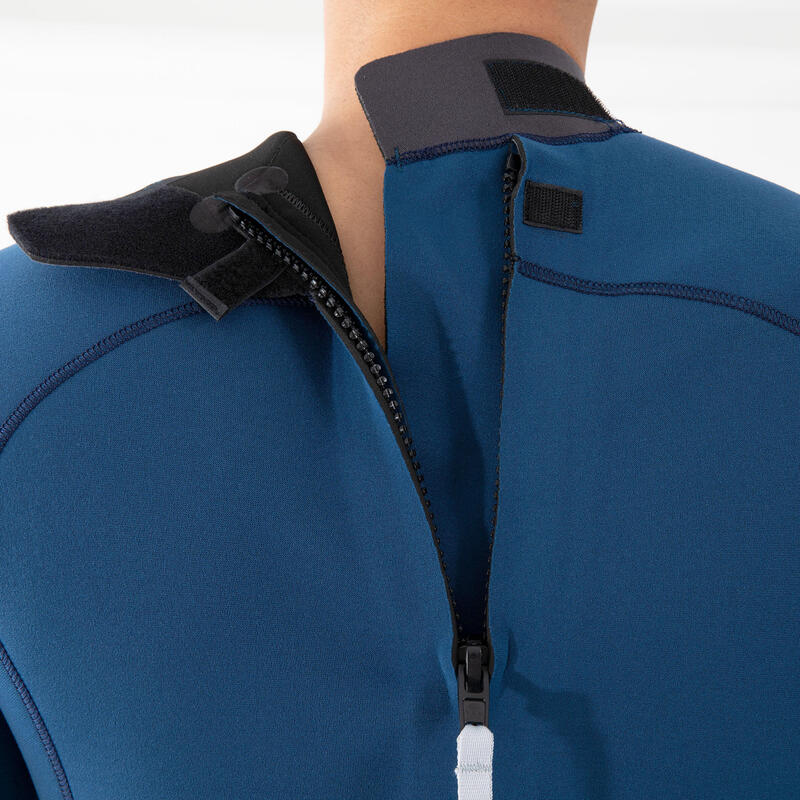 Neopreen wetsuit voor heren 3 mm SCD 500 blauwgrijs