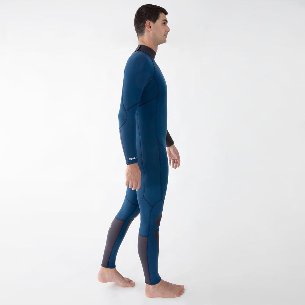 Vīriešu neoprēna niršanas hidrotērps “SCD 100”, 3 mm