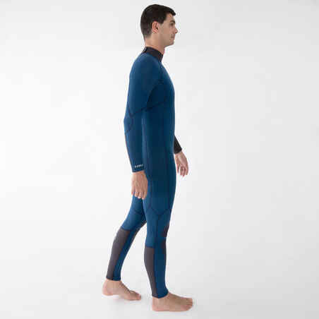 Men's diving wetsuit 3 mm neoprene SCD 500 turquin blue