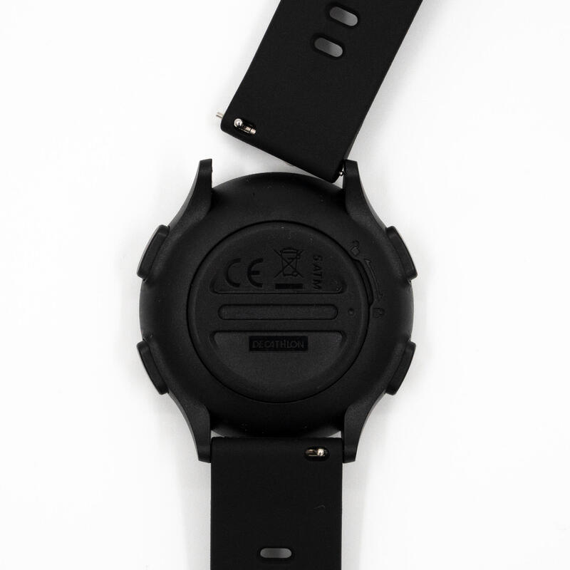 Su Geçirmez Kronometreli Koşu Saati - Siyah - W500M