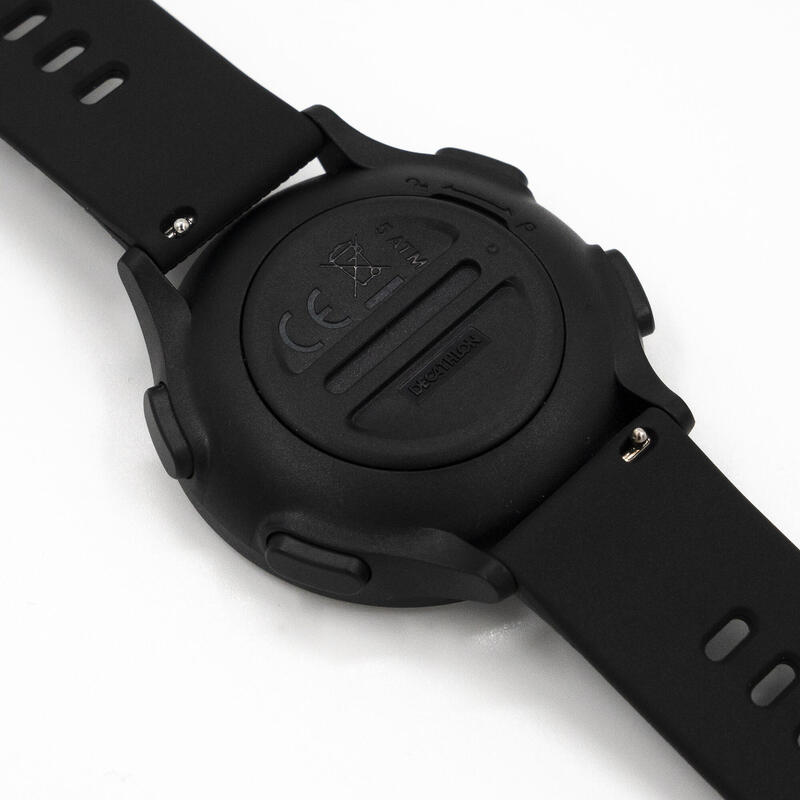 Su Geçirmez Kronometreli Koşu Saati - Siyah - W500M