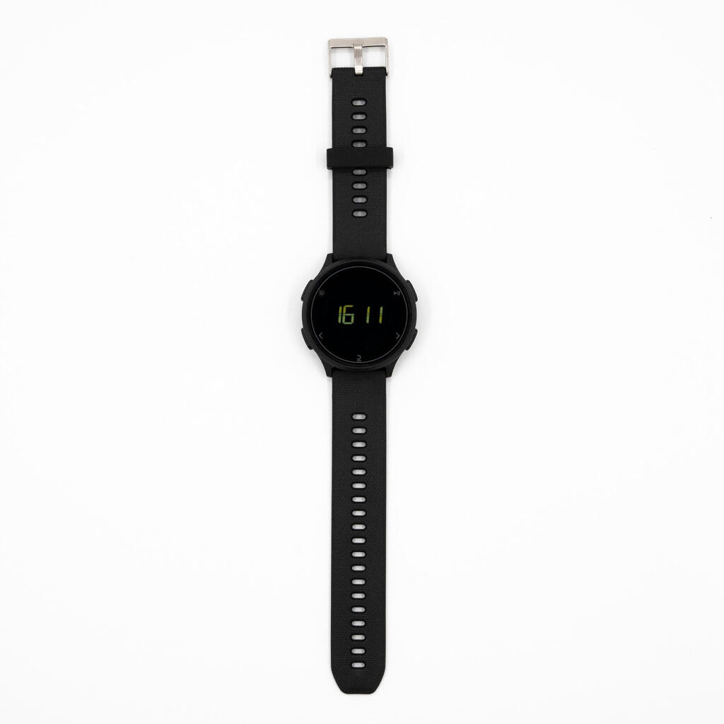 Montre chronomètre de course à pied w500m kaki
