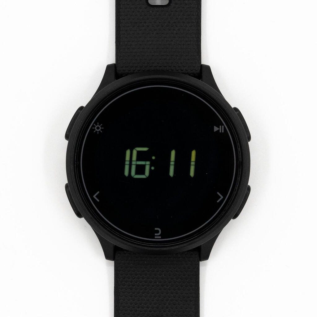 Montre chronomètre de course à pied w500m kaki