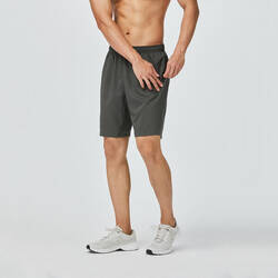 Men's Zip Pocket Breathable Essential Fitness Shorts - Black