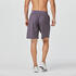 Men Sports Gym Shorts With Zip Pocket Grey