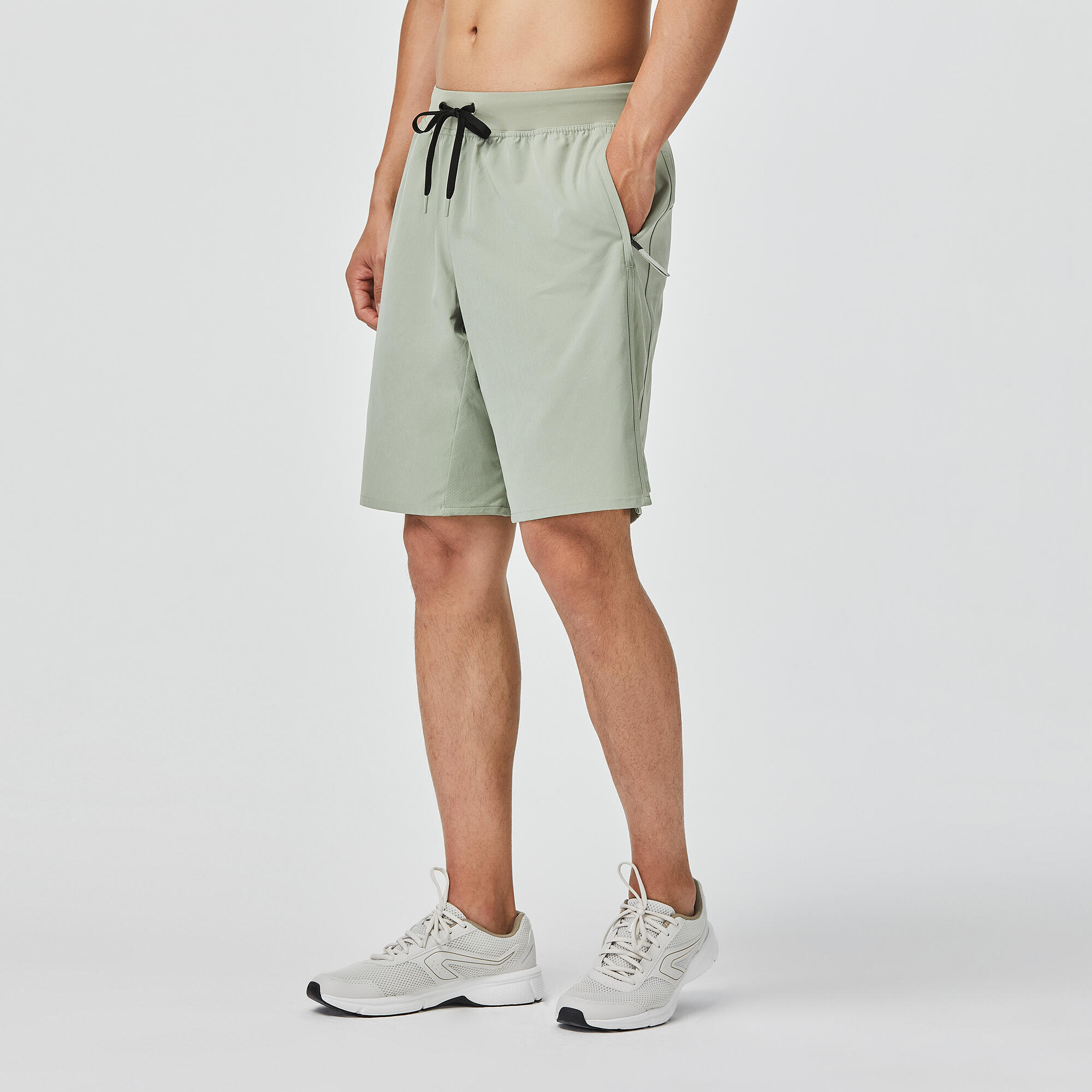 Pantaloncini uomo fitness 500 verdi DOMYOS | DECATHLON