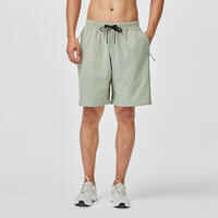 Pantalón corto chándal short Hombre Domyos 500 verde