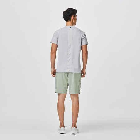 Pantalón corto chándal short Hombre Domyos 500 verde