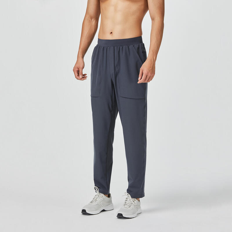 Men's Fitness Cardio Pant 500 - DARK GREY