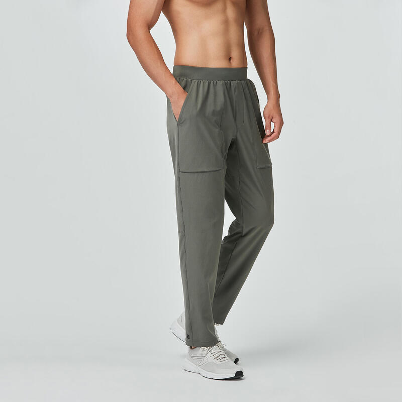 Men's Fitness Cardio Pant 500 - KHAKI