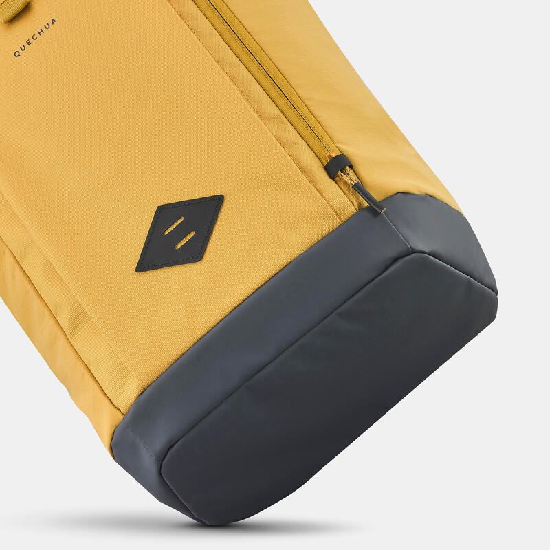Mochila de caminhada 23L - NH500 Escape Rolltop amarelo
