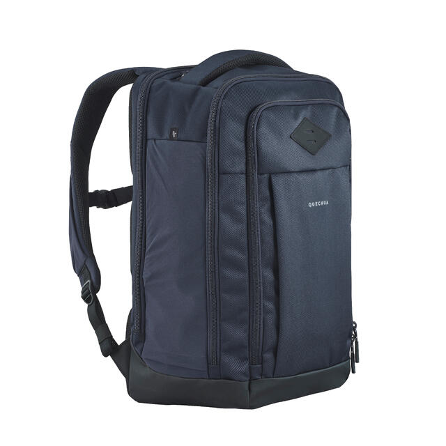 Mochila de caminhada multibolsos 23L, Escape 500 azul