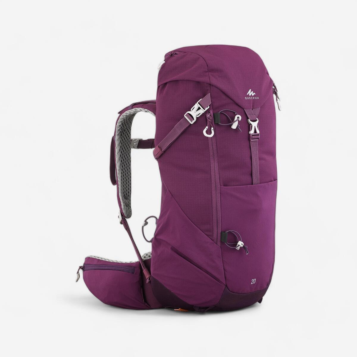 Sac à dos de randonnée montagne 20L, MH500 violet