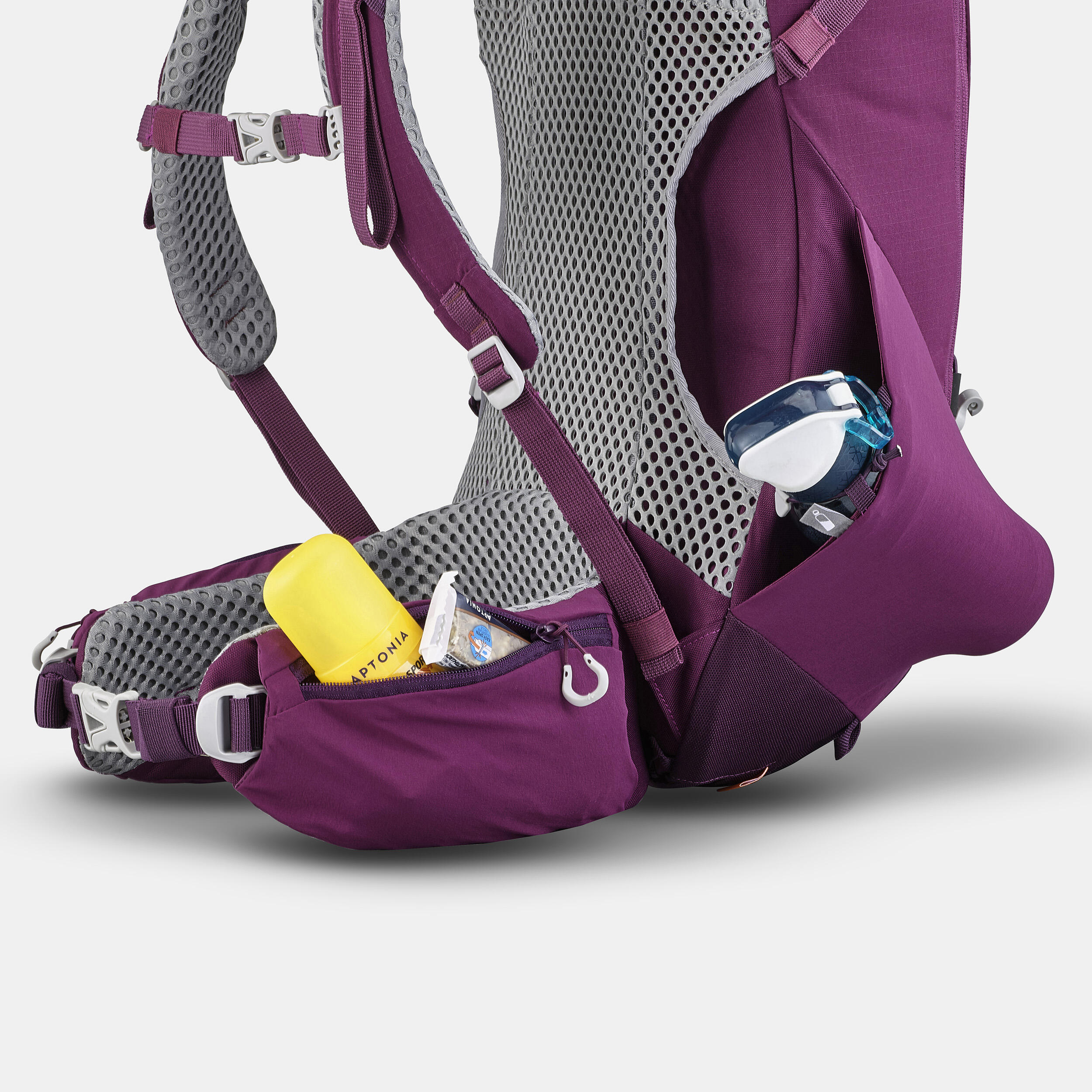 Sac à dos de randonnée montagne 20L, MH500 violet 11/19