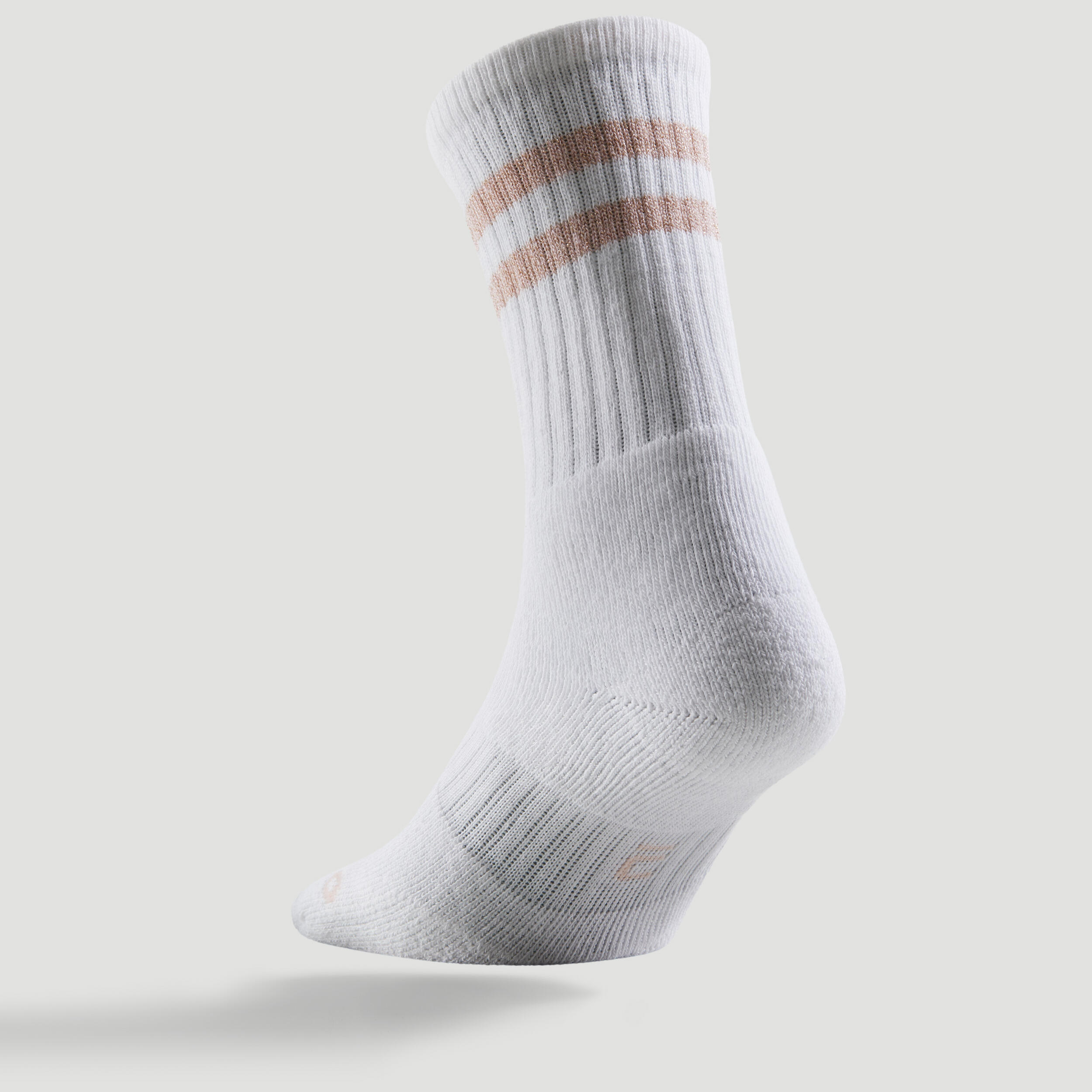 High Tennis Socks x3 - RS 500 White - ARTENGO