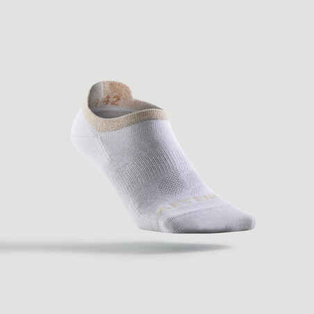 Trumpos sportinės kojinės kojinės „RS 160“, 3 poros, blizgančios baltos
