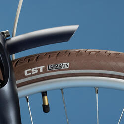 Bici città elettrica a pedalata assistita ELOPS 900E telaio alto ELOPS |  DECATHLON
