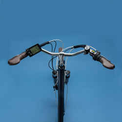 Ηλεκτρικό ποδήλατο πόλης Elops 900 E με χαμηλό πλαίσιο - Ναυτικό μπλε