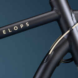 High Frame Electric City Bike Elops 900 - Navy Blue