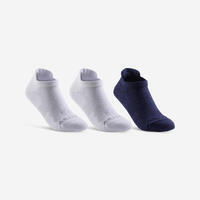 Bele i teget čarape za tenis RS 160 (3 para)