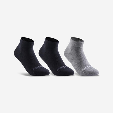 Шкарпетки дитячі RS 160 середньої висоти 3 пари чорні/сірі