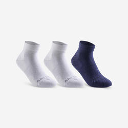 ARTENGO Çocuk Tenis Çorabı - Orta Boy Konçlu - 3 Çift - RS160