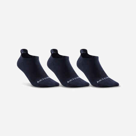 Mornarsko modre nizke nogavice RS160 za odrasle (3 pari)